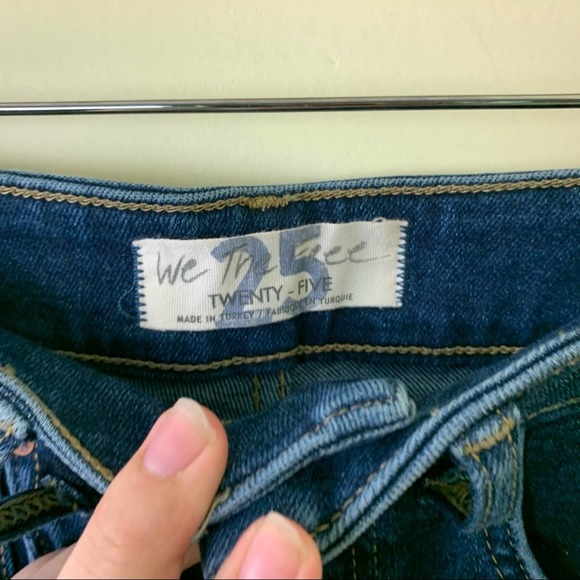 NWOT Free People Raw Hem Skinny Jeans in Size 25 - Picture 9 of 13